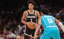 约翰逊空砍31+9+8 布里奇斯26分黄蜂胜老鹰