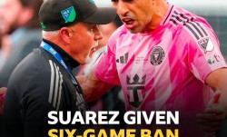 迈阿密巨星因向对手工作人员吐口水遭禁赛六场，美职联或将跟进处理